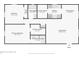 Floor plan of condo showing layout of bedrooms, bathrooms, living area, kitchen, and laundry room at 1705 Belleair Forest Dr # B, Belleair, FL 33756