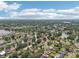Sprawling aerial perspective of a well-established residential area filled with verdant trees and peaceful lakes at 1705 Cinnabar Ct, Brandon, FL 33510