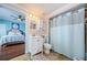 Ensuite bathroom featuring modern fixtures and an open layout to the bedroom at 1860 N Fort Harrison Ave # 106, Clearwater, FL 33755