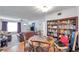 A combined living room and dining space, well furnished with comfortable furniture at 2452 Brazilia Dr # 32, Clearwater, FL 33763