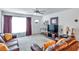 View of the living room showcasing the decor and furnishings at 2452 Brazilia Dr # 32, Clearwater, FL 33763