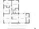 Black and white detailed floor plan showcasing layout with bedrooms, living spaces, kitchen and bathrooms at 4003 W Bay Ave, Tampa, FL 33616