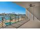 Balcony features beautiful views of the water, the neighborhood, and blue skies at 455 Pinellas Bayway S # 2A, Tierra Verde, FL 33715