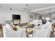 Spacious living room featuring modern furnishings and an open-concept design at 455 Pinellas Bayway S # 2A, Tierra Verde, FL 33715