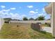 Large, fully fenced backyard, perfect for outdoor play and gardening projects at 10101 Mangrove Well Rd, Ruskin, FL 33573