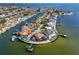 Gorgeous waterfront community with stunning homes, private docks, and lush landscaping at 1901 Carolina Ne Ave, St Petersburg, FL 33703