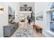 Spacious foyer featuring tile floors, soaring ceilings, elegant staircase, and stylish decor at 1901 Carolina Ne Ave, St Petersburg, FL 33703