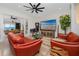 Inviting living room with water view, modern furnishings, and a casual vibe at 1901 Carolina Ne Ave, St Petersburg, FL 33703