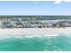 Stunning aerial view of the gorgeous beach and the community showing the gulf coast at 19925 Gulf Blvd # 402, Indian Shores, FL 33785