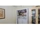 This home features a convenient laundry closet with shelving for storage, plus a washer and dryer set at 2213 Fluorshire Dr, Brandon, FL 33511