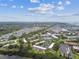 Community aerial view with surrounding landscape and sky at 2700 Bayshore Blvd # 522, Dunedin, FL 34698