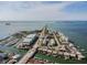 Breathtaking aerial view of Dunedin Causeway with waterfront homes, boats, and ocean views at 2700 Bayshore Blvd # 522, Dunedin, FL 34698