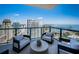 Spacious balcony offering breathtaking city and ocean views, perfect for relaxation and entertaining at 301 1St S St # 3004, St Petersburg, FL 33701