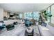 Bright living room with floor-to-ceiling windows and contemporary furnishings at 301 1St S St # 3004, St Petersburg, FL 33701
