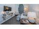 Stylish living room with ample seating, a large TV, and unique decorative touches at 301 1St S St # 3004, St Petersburg, FL 33701