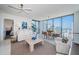 Bright living room with modern furniture, large windows, and stunning city views at 301 1St S St # 3004, St Petersburg, FL 33701