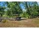 Spacious pasture with a covered area, providing shade and shelter in a natural setting at 30723 Reed Rd, Dade City, FL 33523