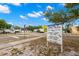 A welcome sign to Crystal Beach highlights community amenities and nearby attractions at 407 Indiana Ave, Crystal Beach, FL 34681