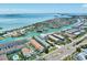 Waterfront community featuring condos with docks and stunning ocean views from above at 455 Pinellas Bayway S # 3B, Tierra Verde, FL 33715
