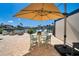 Outdoor patio area with water view, perfect for enjoying meals and relaxing at 455 Pinellas Bayway S # 3B, Tierra Verde, FL 33715