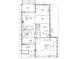 A floor plan of a home featuring 3-car garage, kitchen, living, dining, foyer, and grand stair at 4716 W Lawn Ave, Tampa, FL 33611