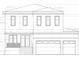 This is a two story home with a two car garage at 4716 W Lawn Ave, Tampa, FL 33611