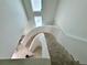 Overhead view of unfinished curved staircase with skylights at 4716 W Lawn Ave, Tampa, FL 33611