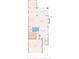 Layout of the first floor includes kitchen, living room, garage, and more at 4784 San Martino Dr, Wesley Chapel, FL 33543