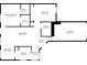 Detailed floor plan showcasing the layout of the home, including room dimensions and garage at 4819 Boonesboro Ct, New Port Richey, FL 34655