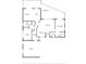 Detailed floor plan showcasing layout of rooms and outdoor screened porch at 5053 43Rd S St, St Petersburg, FL 33711