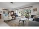 Comfortable living room with elegant furnishings and a bright, airy atmosphere with views of the backyard at 5053 43Rd S St, St Petersburg, FL 33711