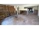 Open living area with exposed framework, offering a canvas for a personalized design and remodel at 7365 Royal Palm Dr, New Port Richey, FL 34652