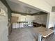 Renovation project kitchen features white cabinets with great potential for customization at 7366 Royal Palm Dr, New Port Richey, FL 34652
