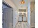Beautiful bathroom with double sinks, luxury backsplash, modern fixtures and a separate shower at 11407 Leland Groves Dr, Riverview, FL 33579