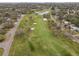 Aerial view of a verdant golf course surrounded by trees at 2190 Fairway S Ave, St Petersburg, FL 33712