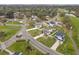 Aerial view of neighborhood homes near a well-maintained golf course community at 2190 Fairway S Ave, St Petersburg, FL 33712