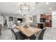 Open concept living space featuring dining room, living room, and kitchen at 233 Cascade Bend Dr, Ruskin, FL 33570