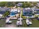 Beautiful waterfront property featuring a private dock and a pool in a lovely neighborhood at 2501 S Dundee St, Tampa, FL 33629