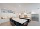 Bright kitchen with double islands, barstool seating, and custom cabinetry at 2501 S Dundee St, Tampa, FL 33629
