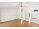 Open living room with neutral colors, tile and wood floors, and ample natural light at 3014 Ashland Ter, Clearwater, FL 33761