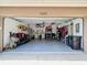 Spacious two car garage with room for storage at 3182 Windmoor N Dr, Palm Harbor, FL 34685