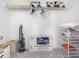 Walk-in closet with storage and a glimpse of organization, offering a practical solution for storage at 4306 Sunray Ct, Tampa, FL 33615