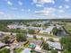 Aerial view of neighborhood with nearby schools and athletic fields at 5601 16Th N St, St Petersburg, FL 33703