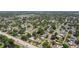 Aerial view of neighborhood showcasing numerous mature trees at 5601 16Th N St, St Petersburg, FL 33703