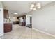 Open kitchen with stainless appliances, granite counters, and ample cabinet space at 5601 16Th N St, St Petersburg, FL 33703