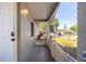 Inviting porch with views of the front yard and the surrounding neighborhood at 12597 Cumberland Dr, Largo, FL 33773