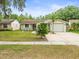 Charming single-story home featuring a well-maintained lawn and a one-car garage in a desirable neighborhood at 16116 Manorwood Cir, Tampa, FL 33624