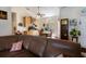 Comfortable dining area with wood floors, a round table, and lots of natural light at 209 Arlington E Ave, Oldsmar, FL 34677