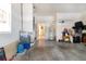 Bright garage with access to the home interior, offering ample storage space at 209 Arlington E Ave, Oldsmar, FL 34677
