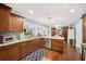 Spacious kitchen features granite countertops, stainless steel appliances, and ample cabinet space at 3408 W San Jose St, Tampa, FL 33629
